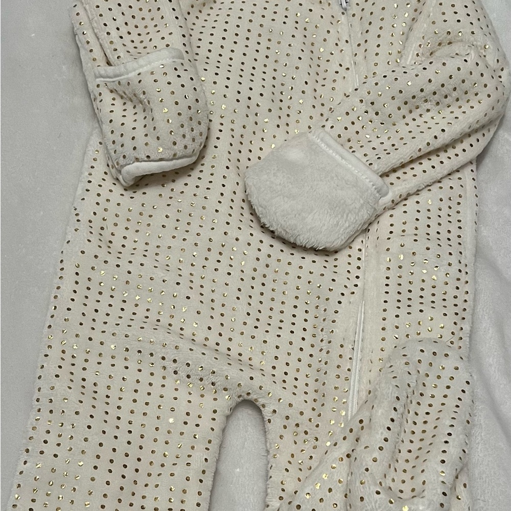 Benjamin Walk Cream and Gold Kids Footie